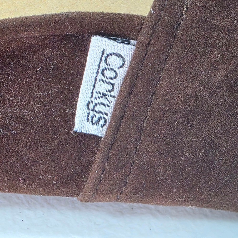 Corkys Sues Brown Faux‎ Suede Slip On Alpargata Flats Shoes Womens 10 Comfort - Picture 5 of 7